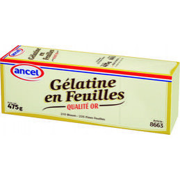 Gelatine 500 feuille OR 1kg...